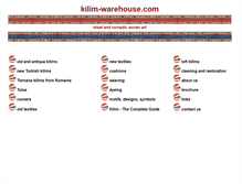 Tablet Screenshot of kilim-warehouse.com